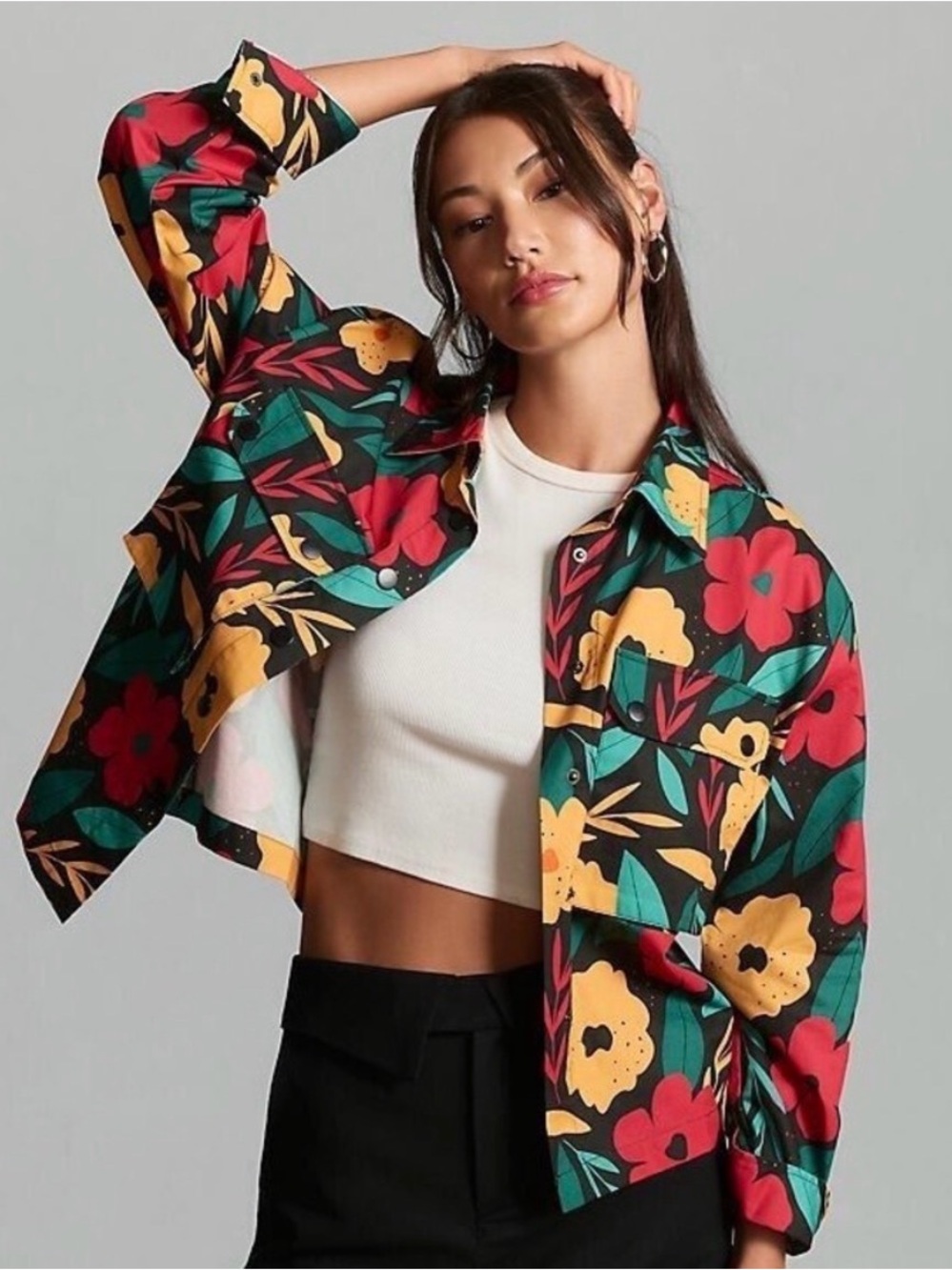 Pepaloves (Anthro) Floral Jacket